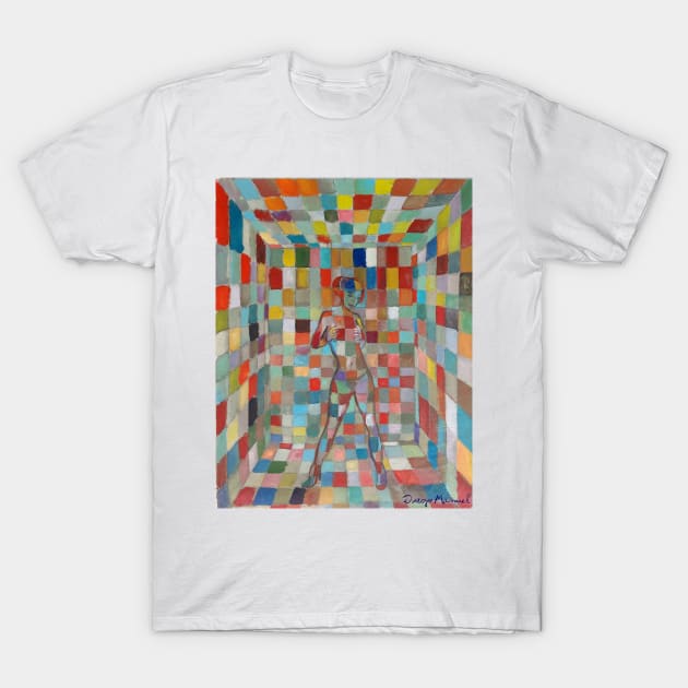 Cubist girl T-Shirt by diegomanuel